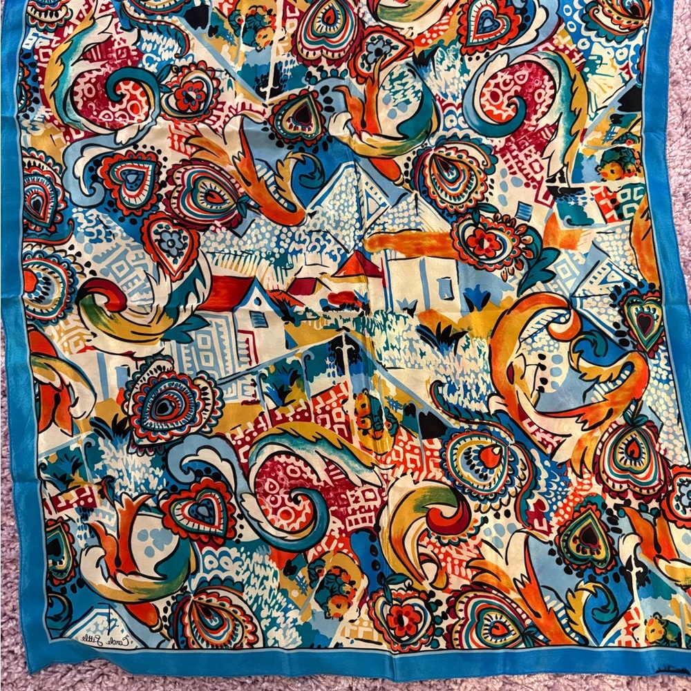 Carole Lilttle Paisley and Floral Scarf